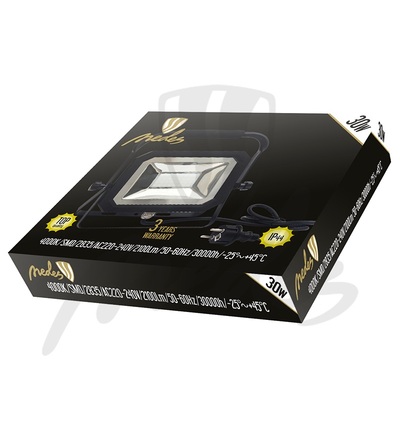 LED reflektor slim+držák 30W/4000K - LF1023H